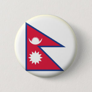 BRAND NEW!! - NEPAL PIN BACK BADGE