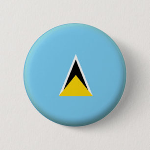 BRAND NEW!! - SAINT LUCIA PIN BACK BADGE