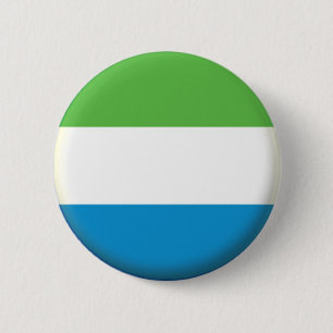 BRAND NEW!! - SIERRA LEONE PIN BACK BADGE
