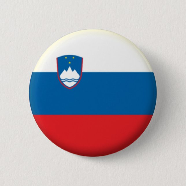 BRAND NEW!! - SLOVENIA  PIN BACK BADGE (Front)