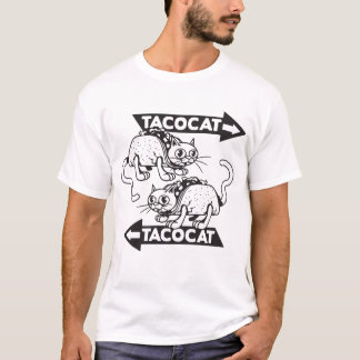 Brand New Tacocat Palindrome English Meme Band Tac T-Shirt