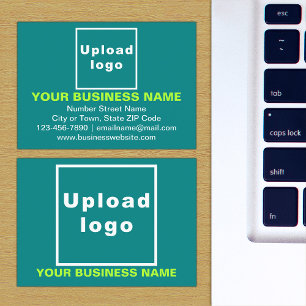 Brand on Teal Green Business Card