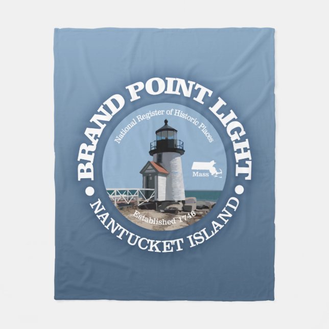Brand Point Light Fleece Blanket (Front)