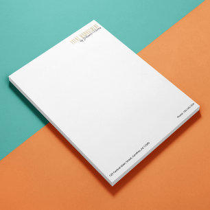 Branded Business Event Planning Notepad