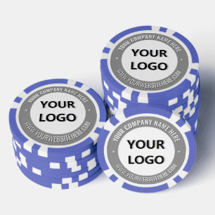 Branded Business Logo Company Poker Chips Template