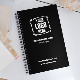Branded Business Logo Company Promotional Black Planner