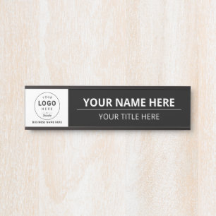 Branded Company Logo Business Door Sign