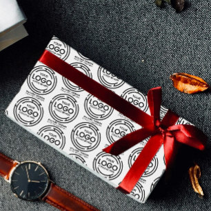 Branded Corporate Event Your Logo Here Business Wrapping Paper