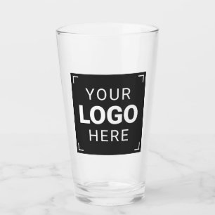 Branded Glass Tumbler with Logo