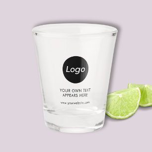 Branded Logo Business Shot Glass