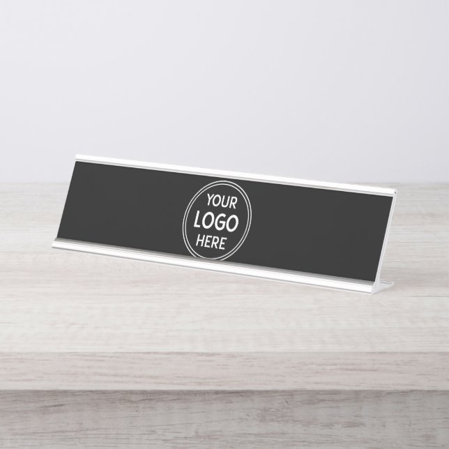 Branded Logo Custom-Made for Your Desk Name Plate (Front)