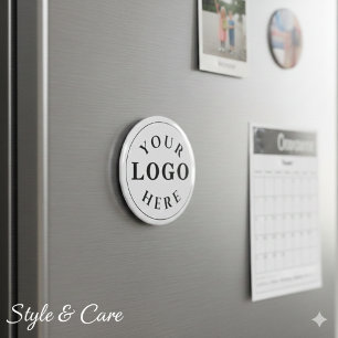 Branded Logo Round 3 Inch Pro Marketing Promo Magnet