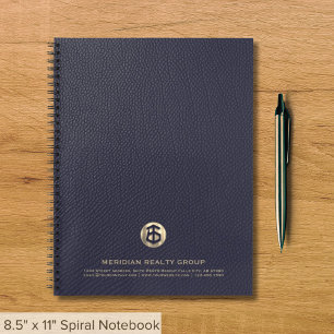 Branded Notebook with Logo for Real Estate