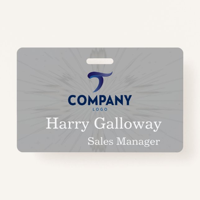 Branded Personalised Corporate Business Company ID Badge (Front)