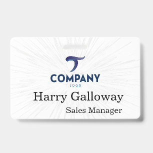 Branded Personalised Corporate Business Company ID Badge