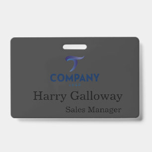 Branded Personalised Corporate Business Company ID Badge