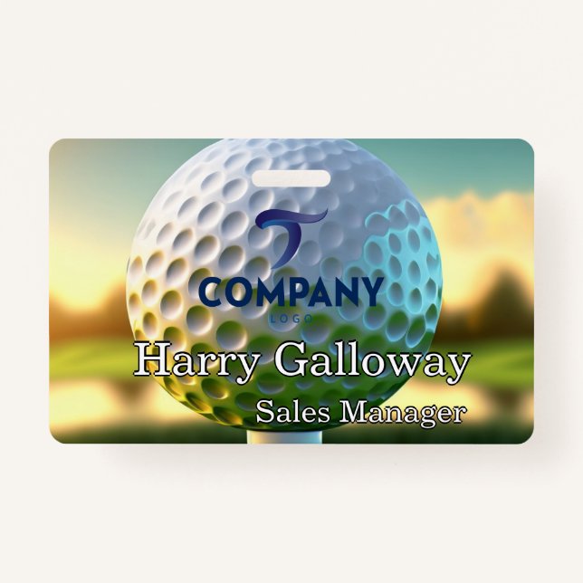Branded Personalised Corporate Business Company ID Badge (Front)