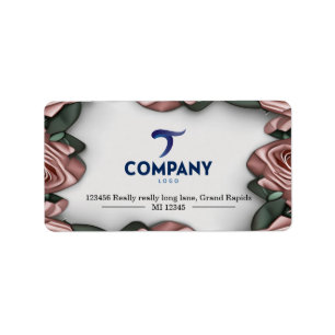 Branded Personalised Corporate Company Address Label