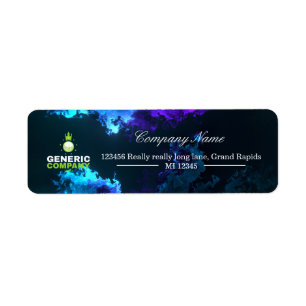 Branded Personalized Corporate Company Address Return Address Label