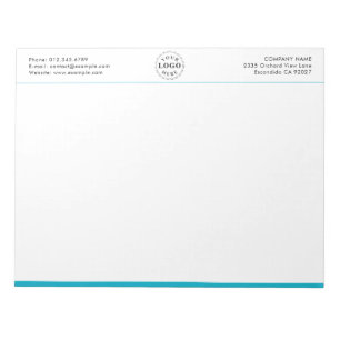 Branded Professional 11" x 8.5" Notepad - 40 pages