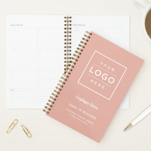 Branded Rose Gold Business Weekly Planner