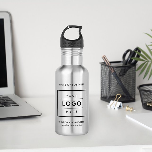Branded Stainless Steel Business Logo 532 Ml Water Bottle (Creator Uploaded)