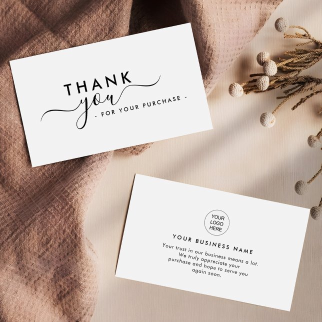 Branded Stylish Modern Thank You Business Inserts (Creator Uploaded)