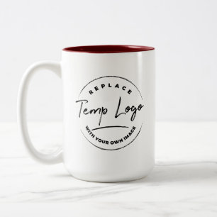Branded with Your Corporate Logo or Image Two-Tone Coffee Mug