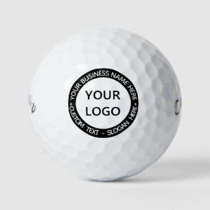 Branded You Logo Text Stamps Golf Balls Template