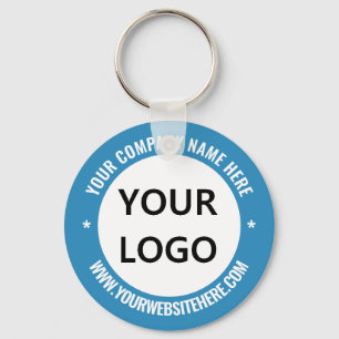 Branded Your Business Logo Name Website Keychain