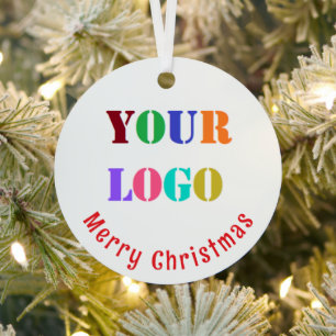 Branded Your Company Logo Christmas Ornament