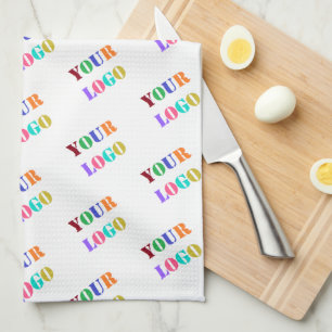 Branded Your Company Logo Kitchen Towel Example