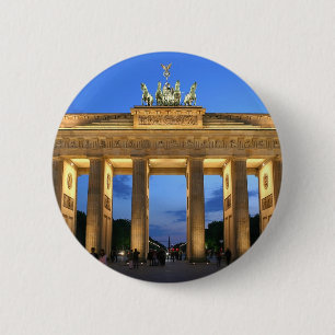 brandenburg evening 6 cm round badge