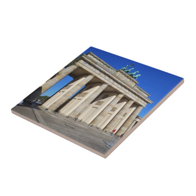 Brandenburg Gate, Berlin, Germany Ceramic Tile (Side)