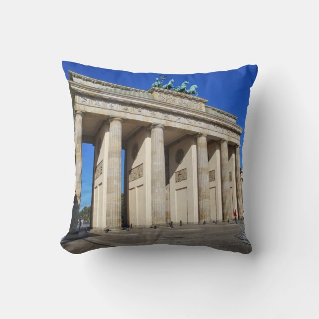 Brandenburg Gate, Berlin, Germany Cushion (Front)