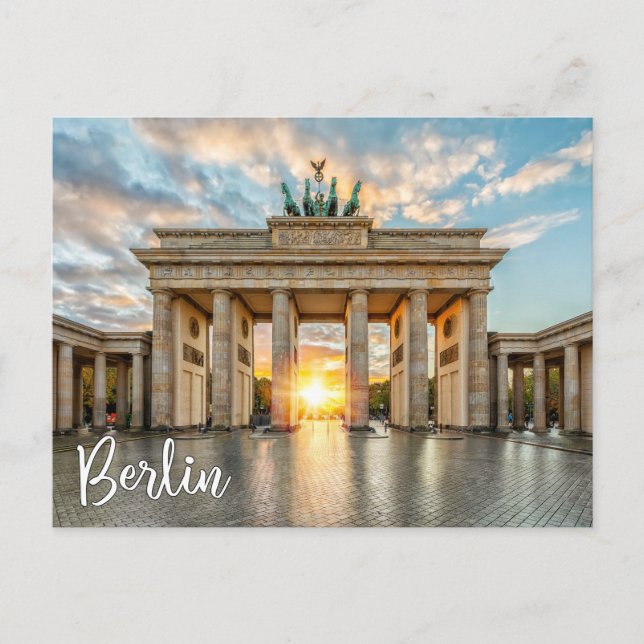 Brandenburg Gate, Berlin, Germany Postcard (Front)