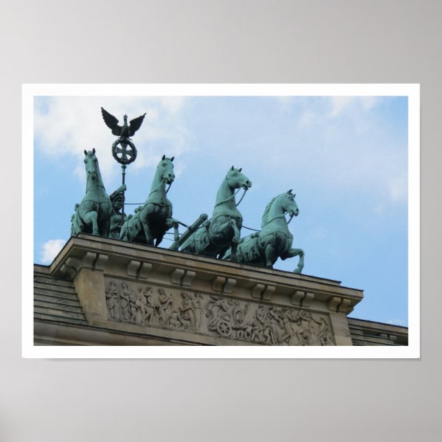 Brandenburg Gate, Berlin, Germany Poster (Front)