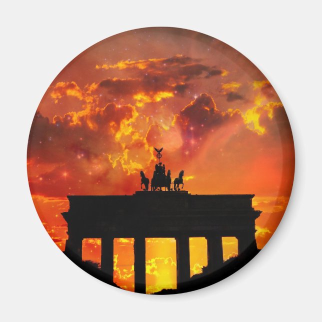 Brandenburg Gate, Berlin Magnet (Front)
