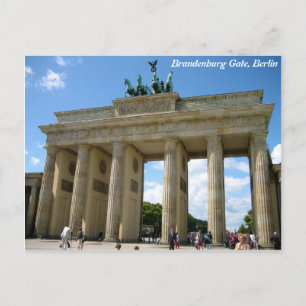 Brandenburg Gate, Berlin Postcard