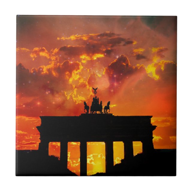 Brandenburg Gate, Berlin Tile (Front)