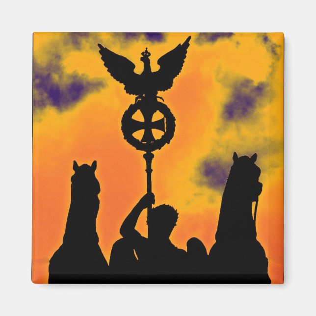 Brandenburg Gate Chariot, Berlin, Germany (bg2b) Magnet (Front)