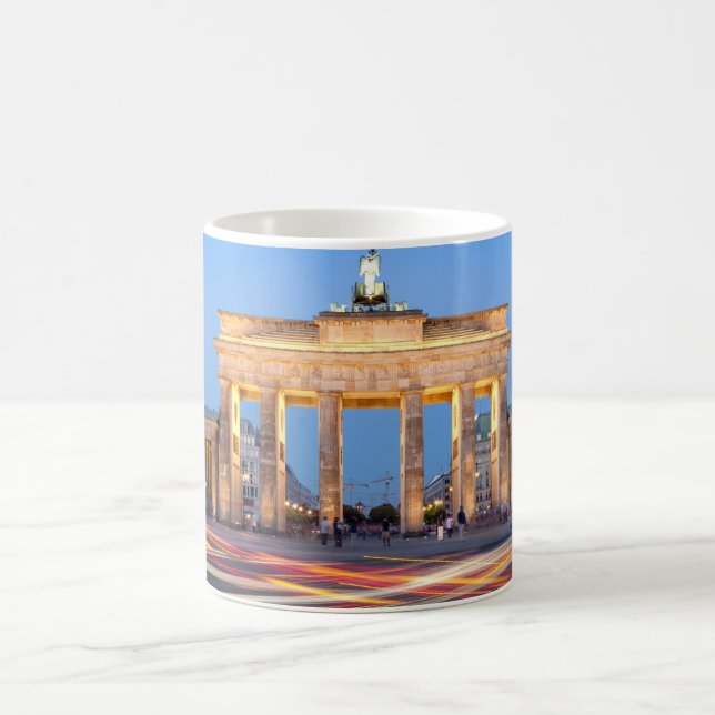Brandenburg Gate in Berlin Coffee Mug (Center)