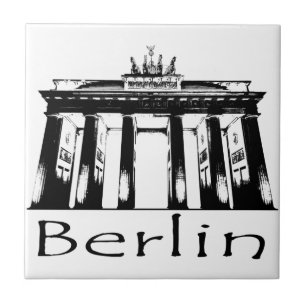 Brandenburg Gate in Berlin Tile