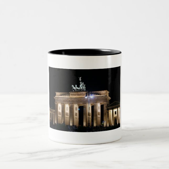 brandenburg gate Two-Tone coffee mug (Center)