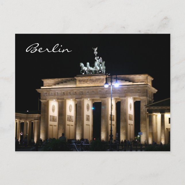 brandenburg night postcard (Front)