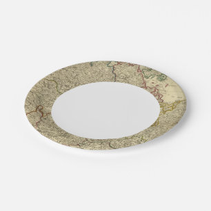 Brandenburg, W Pomerania Paper Plate