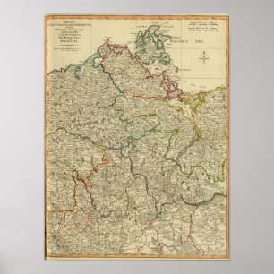 Brandenburg, W Pomerania Poster