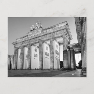 Brandenburger Tor monochrome photograph Postcard