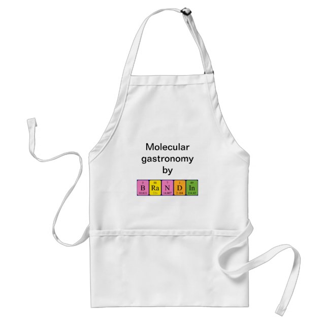 Brandin periodic table name apron (Front)