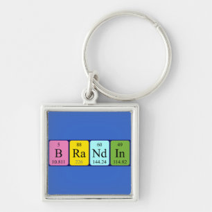 Brandin periodic table name keyring